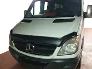 Mercedes Sprinter W906 2006–2018 Motorhuvsdeflektor i kolfiberlook 2006-2013 (EuroCap) foto 1