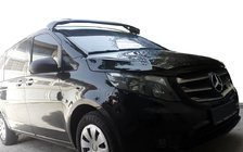 Mercedes Vito/V-klass W447 2014– Vindrutespoiler (svart blank, 5 mm) foto 6