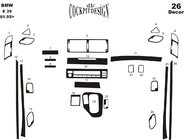 BMW 5-serie E39 1996–2003 Instrumentpanelskydd Titan foto 4
