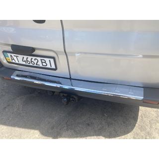 Bakre stötfångarskydd med bockning Carmos V1 (rostfritt stål) foto 1