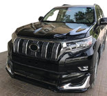 Toyota Land Cruiser Prado 150 2009–2023 Front- och bakre stötfångarspoilers Modelista V1 (2017-) Vit färg foto 2