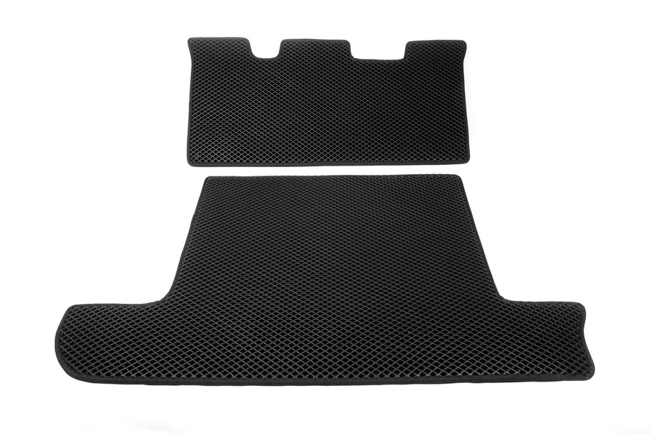 Lexus LX470 1998–2007 Bagagerumsmatta 2 st svart (EVA, 7-sits) Image