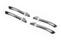 Mercedes E-klass W211 2002–2009 Dörrhandtagskåpor (4 st, rostfritt stål) Carmos - turkiskt stål foto 2