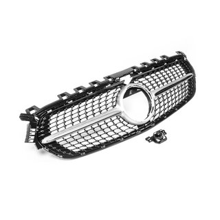 Frontgrill Diamond Silver (för Base) Mercedes B-klass W247 2019– foto 3