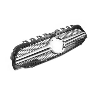 AMG Silver frontgrill (för 2018-2022) Mercedes A-class W177 2018– foto 1
