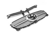 Mercedes GLE Coupé C167 2019– Frontgrill Diamond Silver (för Base 2019-2023) foto 2