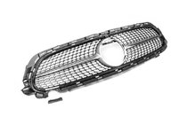 Mercedes E-klass W213 2016–2023 Frontgrill Diamond Silver (AMG Line, 2020+) Utan kamerauttag foto 3