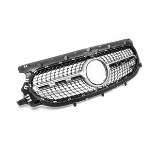 Främre grill Diamond Silver Mercedes GLA H247 2020– foto 3