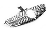 Mercedes C-klass W204 2007–2015 Frontgrill Diamond Silver (för C63) 2012-2015 foto 2