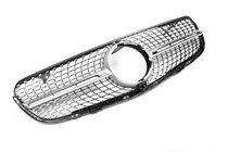 Mercedes GLC X253 2015–2022 Frontgrill Diamond Silver (2015-2019) Med plats för kamera foto 2
