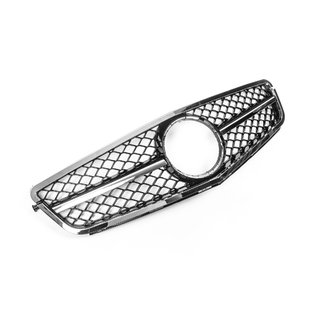 AMG Silver frontgrill Mercedes C-klass W204 2007–2015 foto 1
