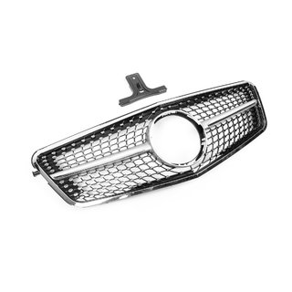 Frontgrill Diamond Silver (2009-2012) Mercedes E-сlass W212 2009–2016 foto 3