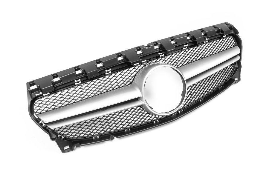 Mercedes CLA C117 2013–2019 Frontgrill (2017-2019, AMG Silver) Image