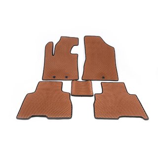 Bilmattor 2012-2014 (EVA, tegelröd) Kia Sorento II XM 2009–2014 foto 1