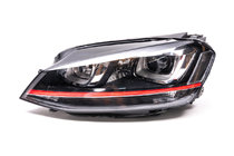 Volkswagen Golf 7/E-Golf 2012–2020 Strålkastare GT LED (Vänster, Original, Begagnad) foto 1