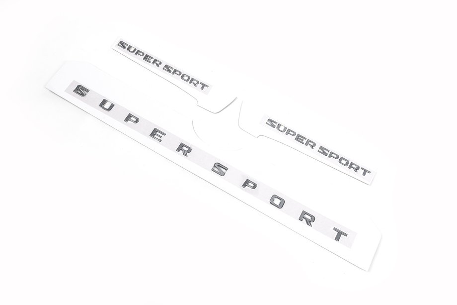 Toyota Land Cruiser 200 2007–2021 Supersport-emblemset (3 st) Image