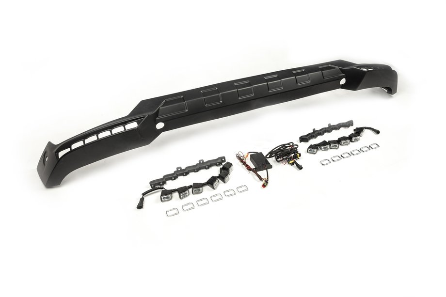 Mercedes G class W463 1990–2018 Frontspoilerläpp BRBS med LED Foto 3