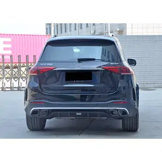 Bakre diffuser med avgasändrör GLE63 Silver (2018-2026) foto 1