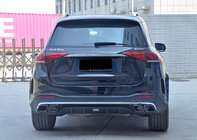 Mercedes GLE W167 2018– Bakre diffuser med avgasändrör GLE63 Silver (2018-2026) foto 1