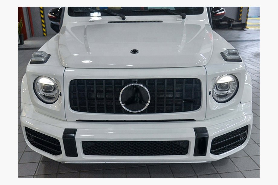 Mercedes G-Class W463 2018–2024 Grill och strålkastarramar till G63 Foto 2