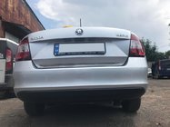 Skoda Rapid 2012–2019 Kantlist för bagagelucka (rostfritt stål) Carmos - turkiskt stål foto 2