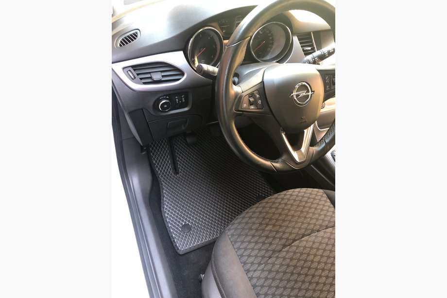 Opel Astra K 2016–2021 EVA bilmattor (svarta) Image