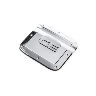 Kromad tanklockskåpa (kromad plast) Kia Cerato 1 2004–2009 foto 1