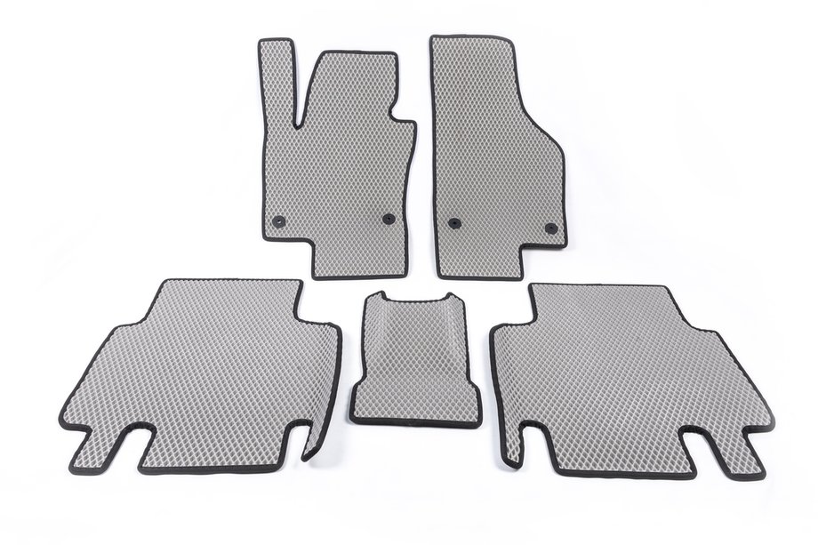 Volkswagen Sharan 2010–2023 Gummimattor i polyuretan (2 rader, EVA, grå) Image
