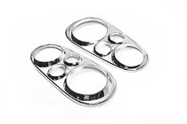 Volkswagen Golf 4 1997–2006 Kromade strålkastarringar V1 (2 st, plast) foto 2