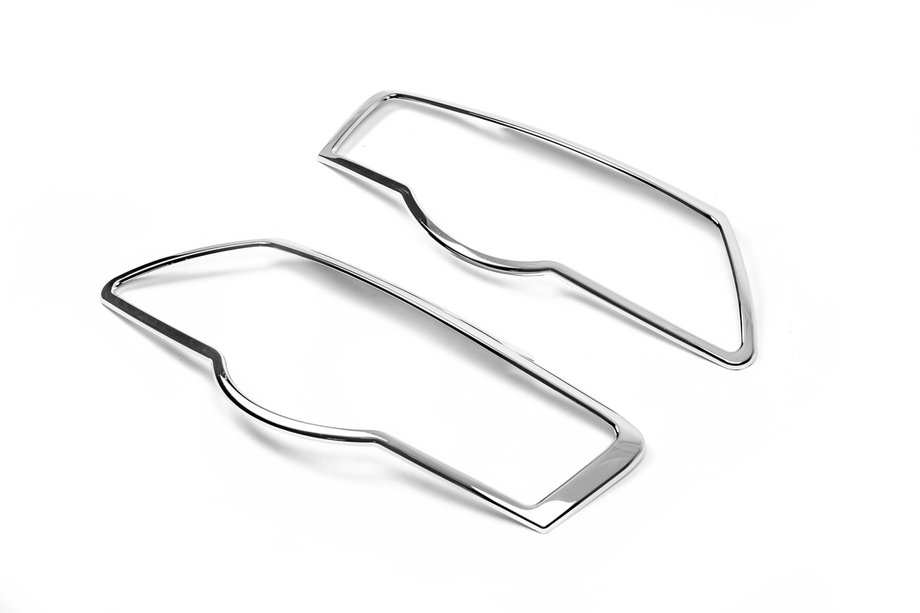 Volkswagen Passat B6 2006–2012 Kromade strålkastarramar (2 st, plast) Image