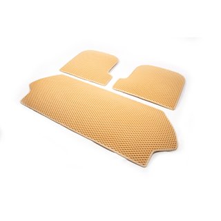 Bagagerumsmatta i 3 delar (EVA, beige) Volvo XC90 2002–2014 foto 1