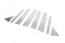 Hyundai Tucson TL 2016–2021 Stolplister (rostfritt stål) foto 2