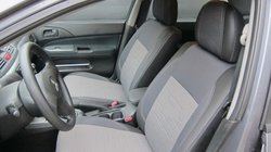 Mitsubishi Lancer 9 2004–2008 Sätesöverdrag (konstläder↗tyg, Premium) foto 1