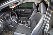 Nissan Qashqai 2014–2021 Sätesöverdrag (konstläder↗tyg, Premium) foto 4