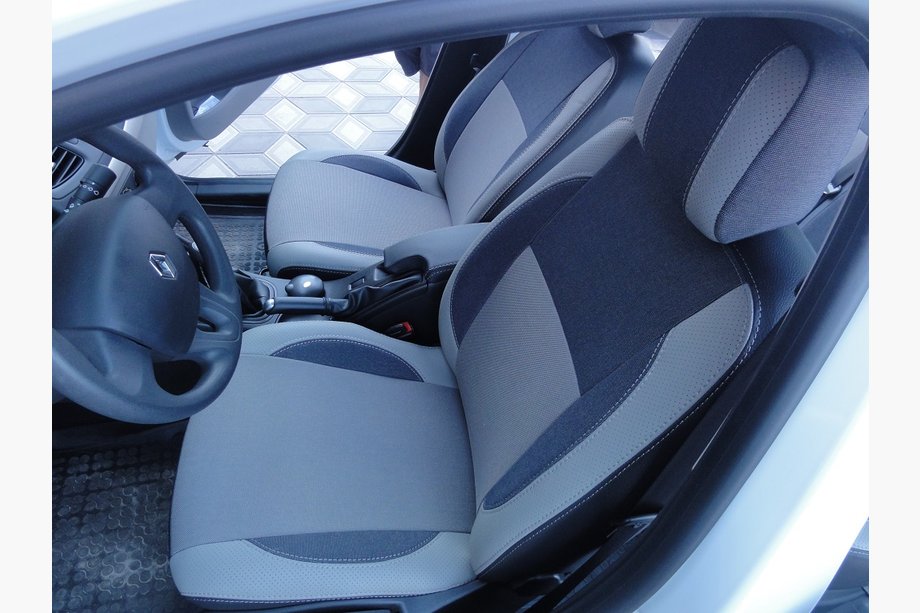 Renault Fluence 2009–2016 Sätesöverdrag (2009-2012, konstläder/tyg, Premium) Image