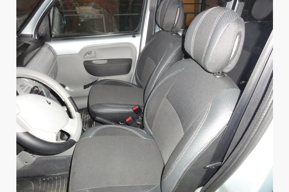Renault Kangoo 1998–2008 Sätesöverdrag SoyuzAuto Premium i konstläder Image