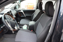 Toyota Land Cruiser Prado 150 2009–2023 Bilklädsel (konstläder + tyg, Premium) foto 1