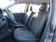 Renault Logan II 2013–2022 Bilklädsel (konstläder + tyg, Premium) foto 5