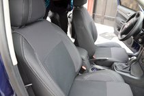 Skoda Superb 2001–2009 Sätesöverdrag (konstläder↗tyg, Premium) foto 1