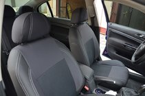 Skoda Superb 2001–2009 Sätesöverdrag (konstläder↗tyg, Premium) foto 3