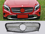 Mercedes GLA X156 2014–2019 Framgrill Diamond Silver (2014-2016) foto 6