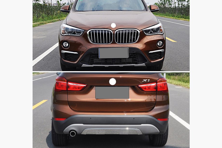 BMW X1 F48 2015–2022 Främre och bakre läppspoiler (2 st) Image