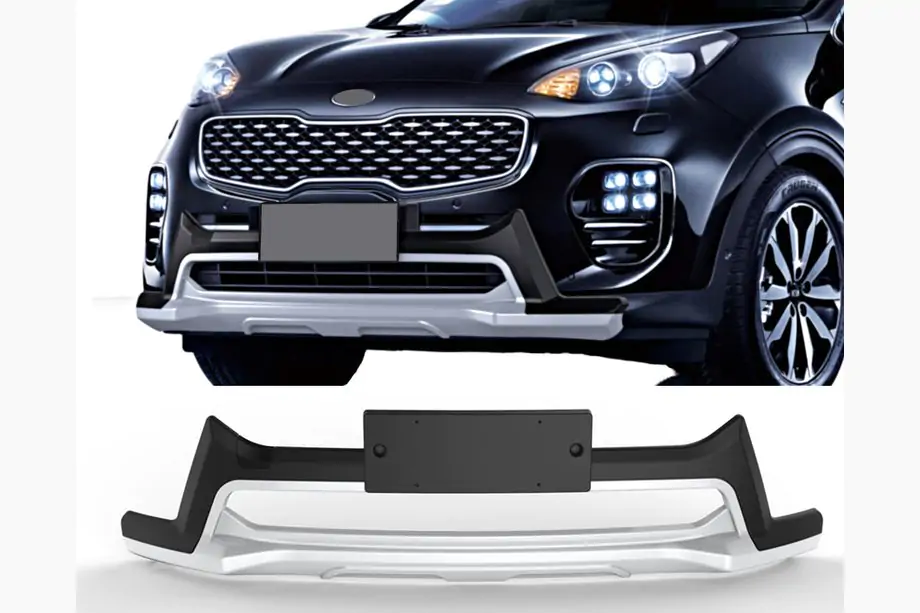 Kia Sportage 2015–2021 Främre och bakre läppspoiler 2015-2019 V3 (plast) Image