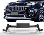 Kia Sportage 2015–2021 Främre och bakre läppspoiler 2015-2019 V3 (plast) foto 1