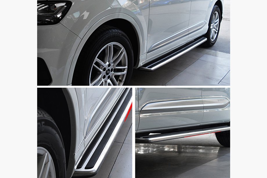 Audi Q3 2011–2019 Sidosteg OEM-V3 (2 st, aluminium) Image