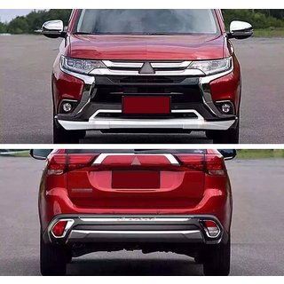 Främre och bakre läppspoiler (2 st, 2015-2018) Mitsubishi Outlander 2012–2021 foto 1