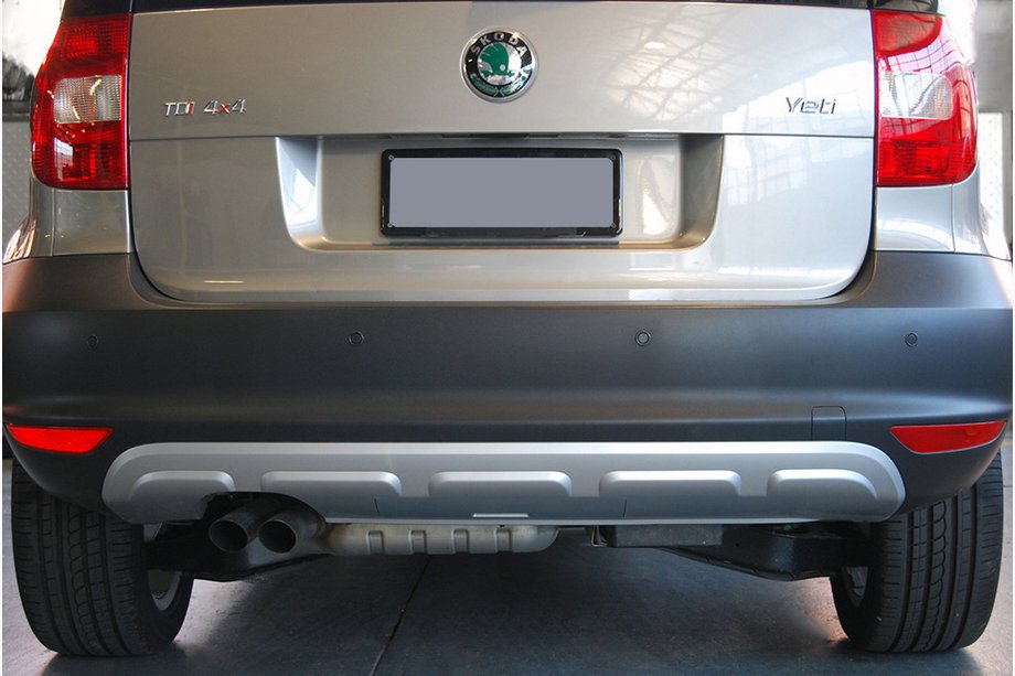 Skoda Yeti 2009–2017 Främre och bakre läppspoiler (2 st) Image