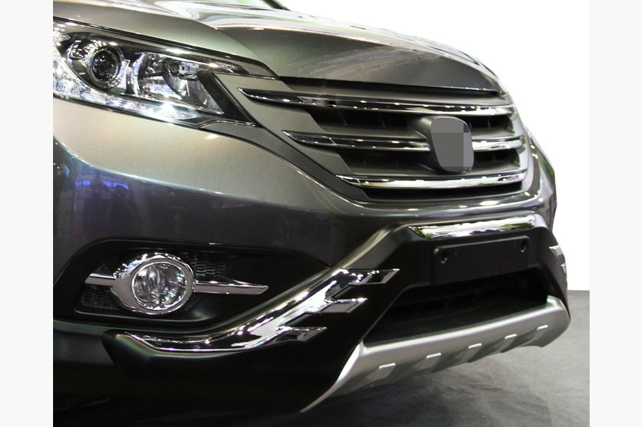 Honda CRV 2012–2016 Sats med främre och bakre läppspoiler V2 Image