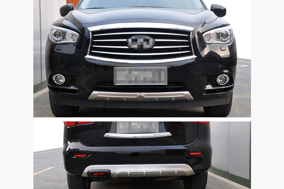 Infiniti QX60 2016–2021 Främre och bakre läppspoiler (2 st) Image