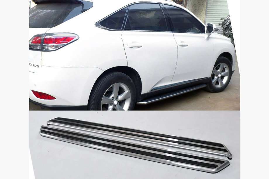 Lexus RX 2009–2015 Sidosteg Original V1 (2 st, aluminium) Image